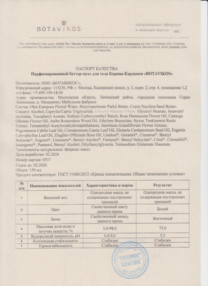 Паспорт №022024